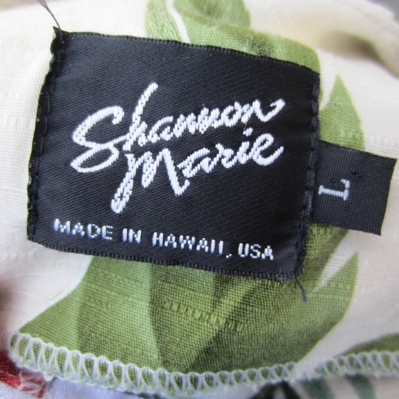 Shannon Marie Maxi Dress women's L Tropical Floral Print Made in Hawaii Summery - Picture 6 of 11
